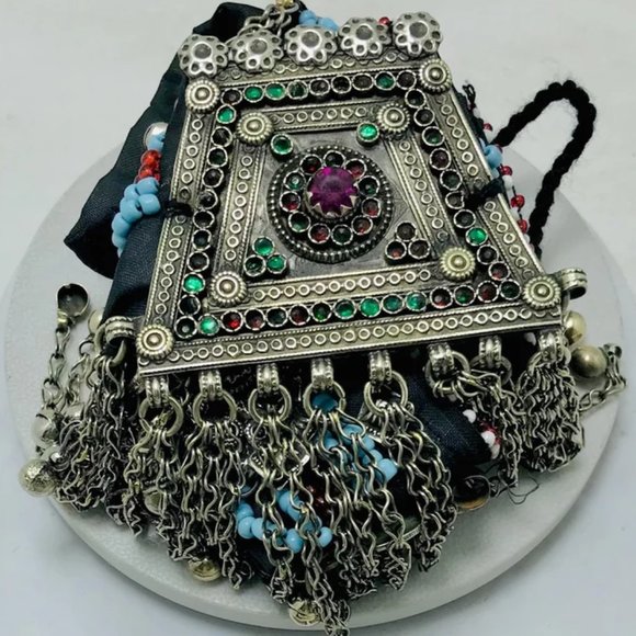 Vintage Kuchi Belt: Tribal Belly Dance Belt with Coins & Beads main image 14